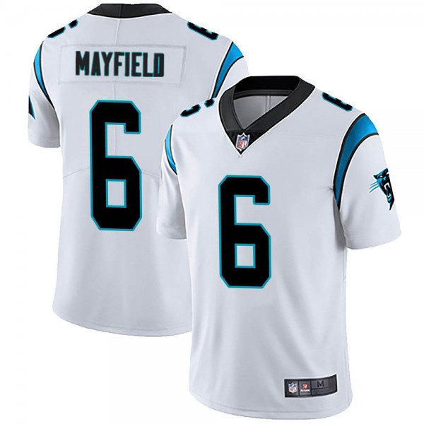 Carolina Panthers #6 Baker Mayfield White Vapor Untouchable Limited Stitched Jersey - Zenithce