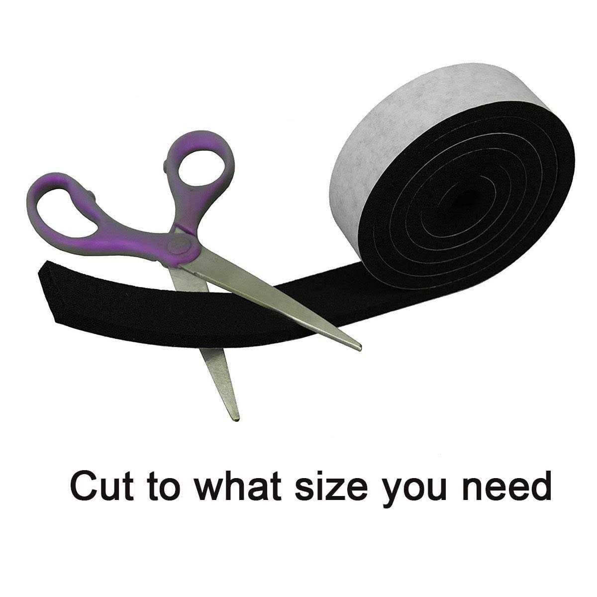 MXCELL High Density Foam Tape Waterproof Sealing Strip CR Strips Neoprene Single-Sided Adhesive EVA Seal 13Ft - Zenithce