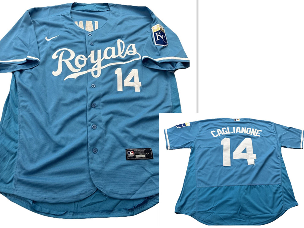 Kansas City Royals #14 Jac Caglianone Light Blue Flexbase Stitched Jersey - Zenithce