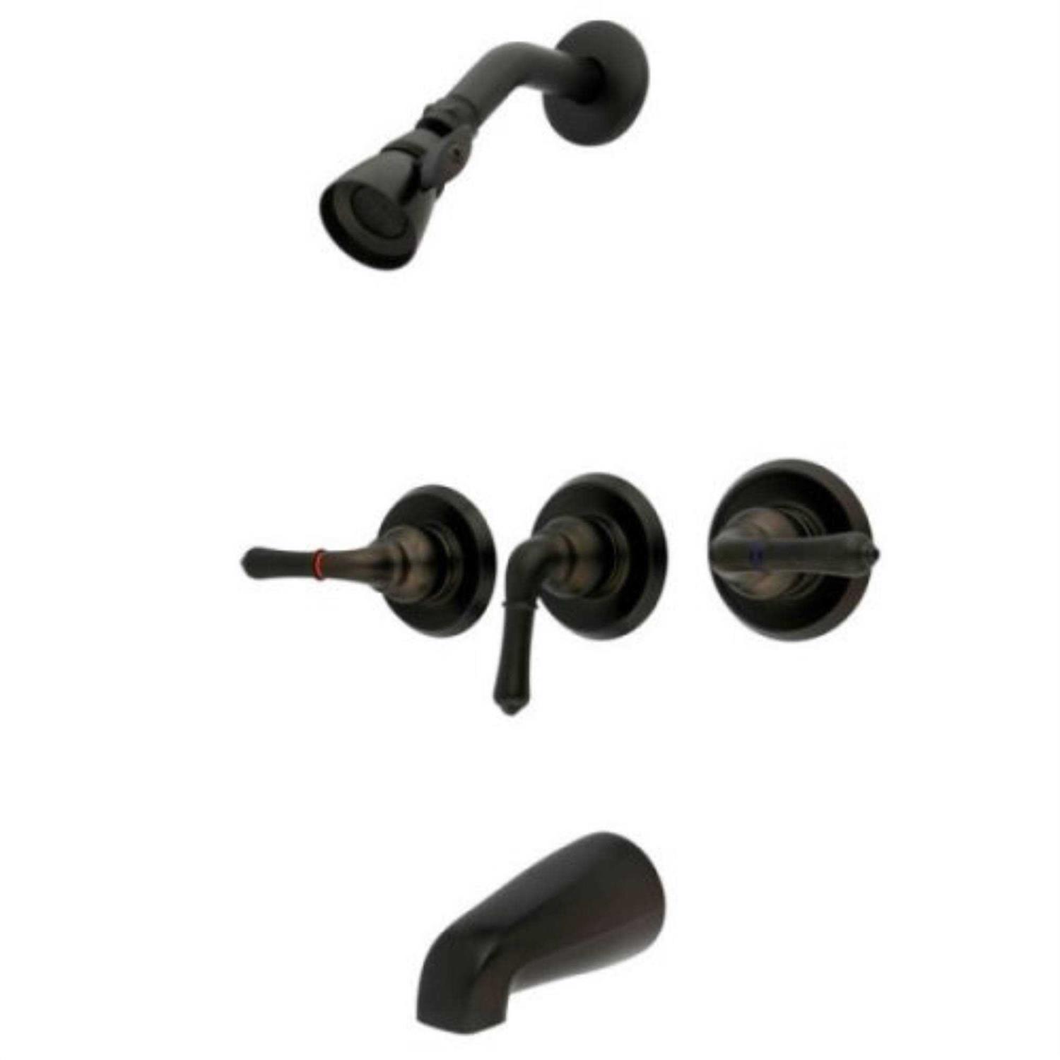 Kingston Brass KB231PL Tub and Shower Faucet - Zenithce