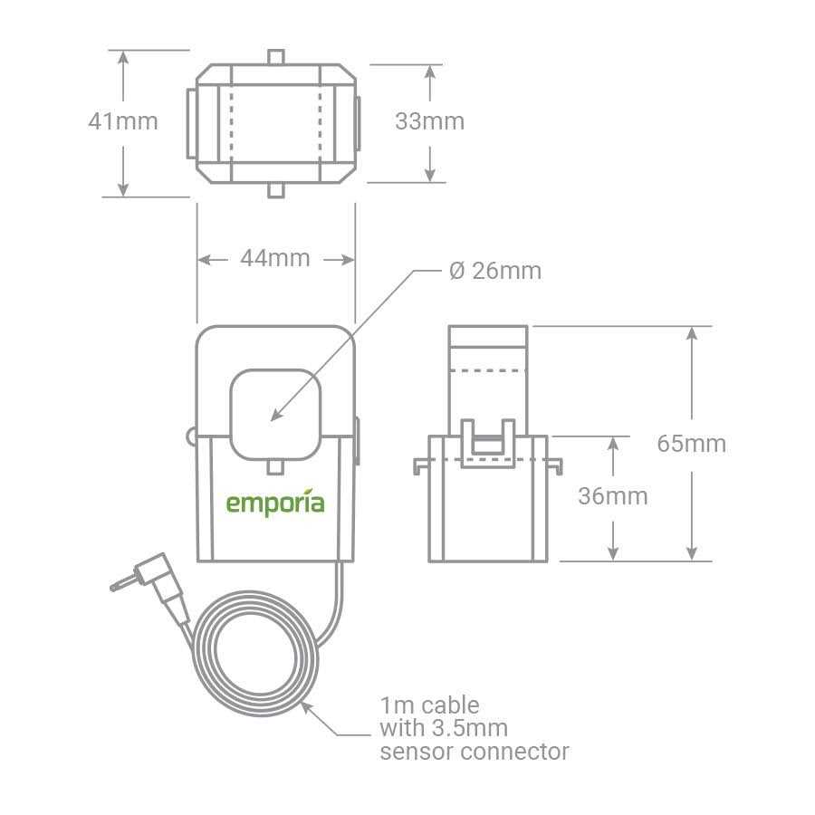Emporia Vue Gen 2 3-phase with 16 Sensors EMCT-3P-EXP-16 - Zenithce