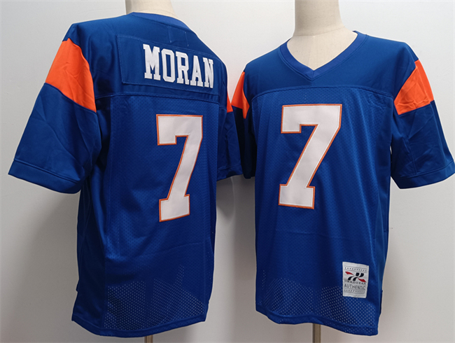 Blue Mountain State #7 Alex Moran Blue Stitched Jersey - Zenithce