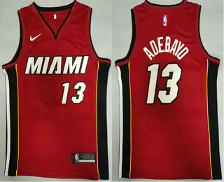 Miami Heat #13 Bam Adebayo Red 2020 Swingman Stitched Jersey - Zenithce