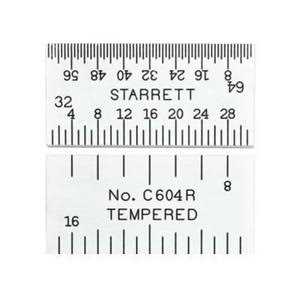 Starrett C604R Steel Rule - Zenithce