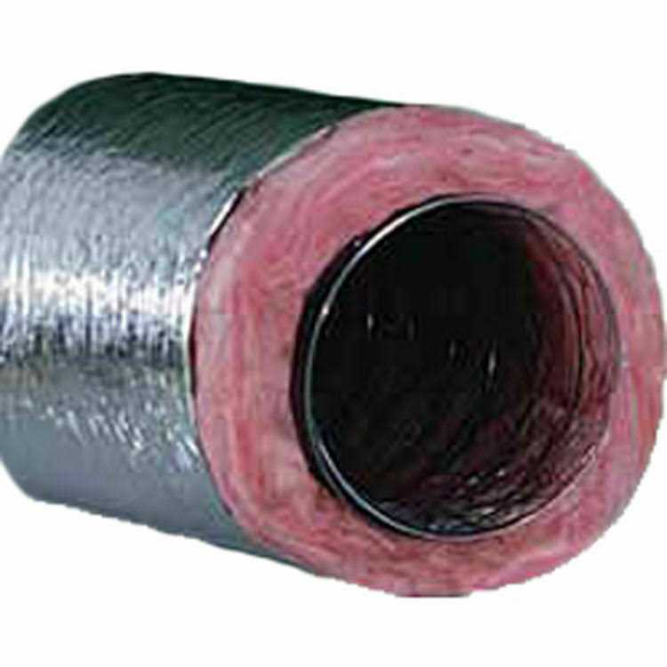 Metalized Jacket R6 Insulated Flexible Air Duct - Zenithce