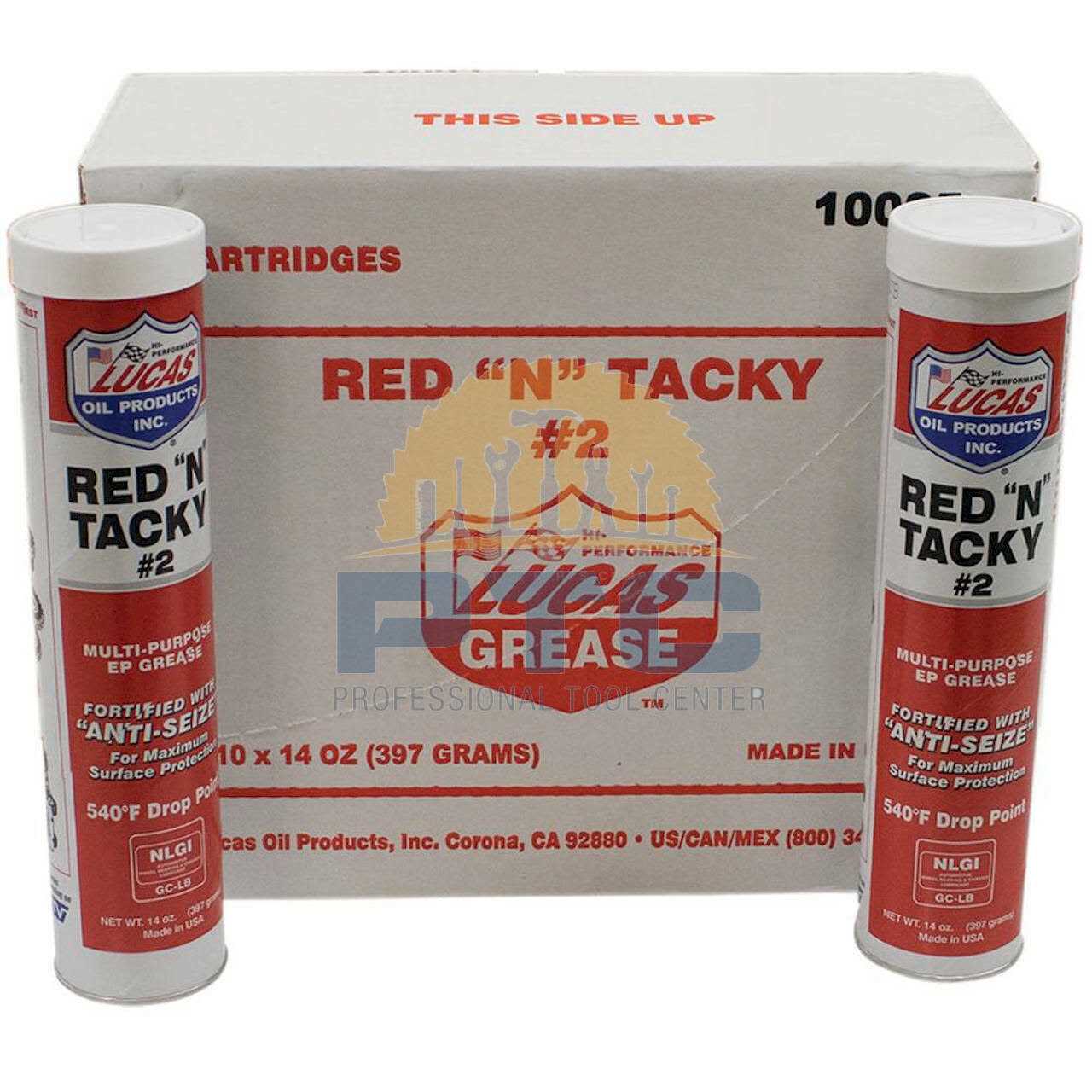 Lucas Oil Stens Red N Tacky Grease 051-611 10 Tubes/14 oz - Zenithce
