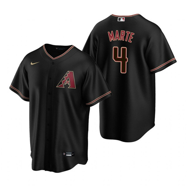 Arizona Diamondbacks #4 Ketel Marte Black Cool Base Stitched Jersey - Zenithce
