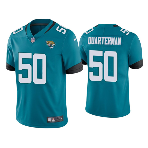 Jacksonville Jaguars #50 Shaquille Quarterman Blue Vapor Untouchable Limited Stitched Jersey - Zenithce