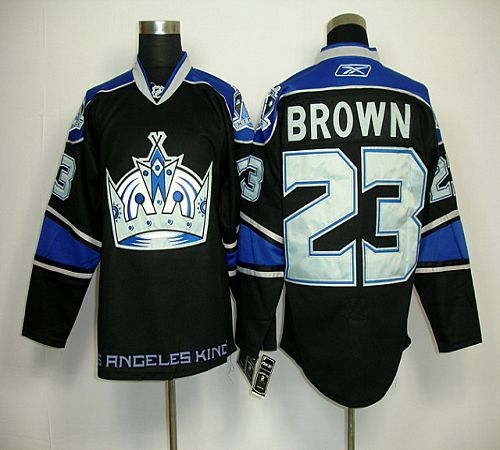 Kings #23 Dustin Brown Black Third Stitched Jersey - Zenithce