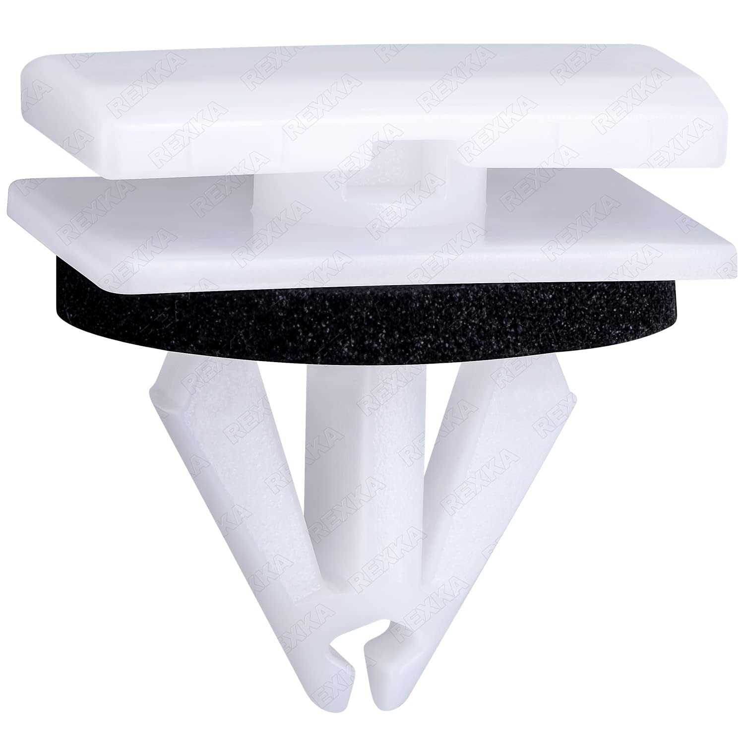 Rexka Cowl Vent Air Inlet Duct Push-Type Retainer Clips for Subaru 90914-0063 Forester - Zenithce