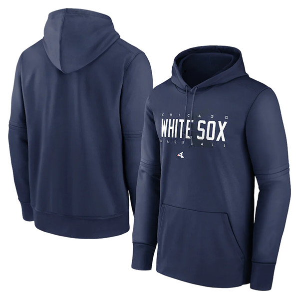 Chicago White Sox Navy Pregame Performance Pullover Hoodie - Zenithce