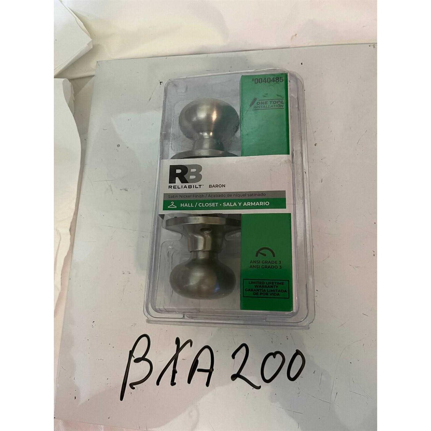 ReliaBilt Baron Privacy Door Knob 93680-010 - Zenithce