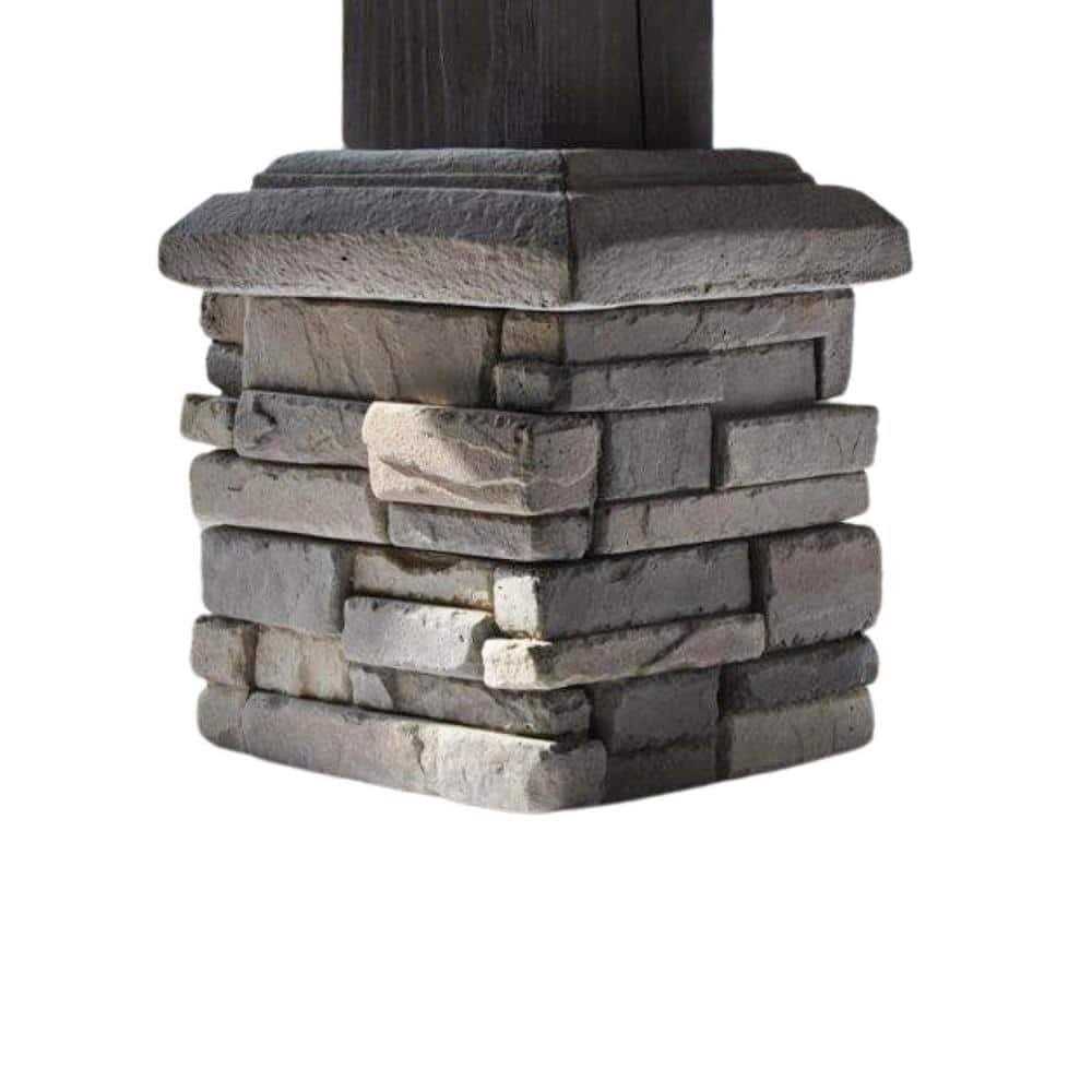 M-Rock P-Series 6 x 6 Ledge Post Surround Concrete Stone Veneer - Zenithce