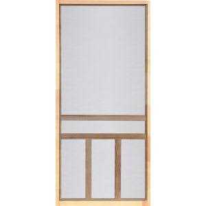 Screen Tight Chesapeake 36-in x 80-in Wood Hinged Screen Door | WCPK36XL - Zenithce
