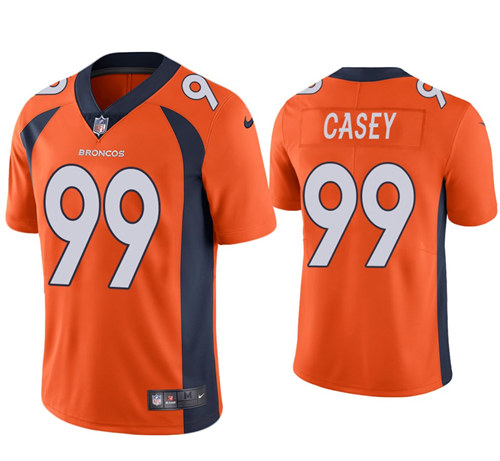 Denver Broncos #99 Jurrell Casey Orange Vapor Untouchable Limited Stitched Jersey - Zenithce