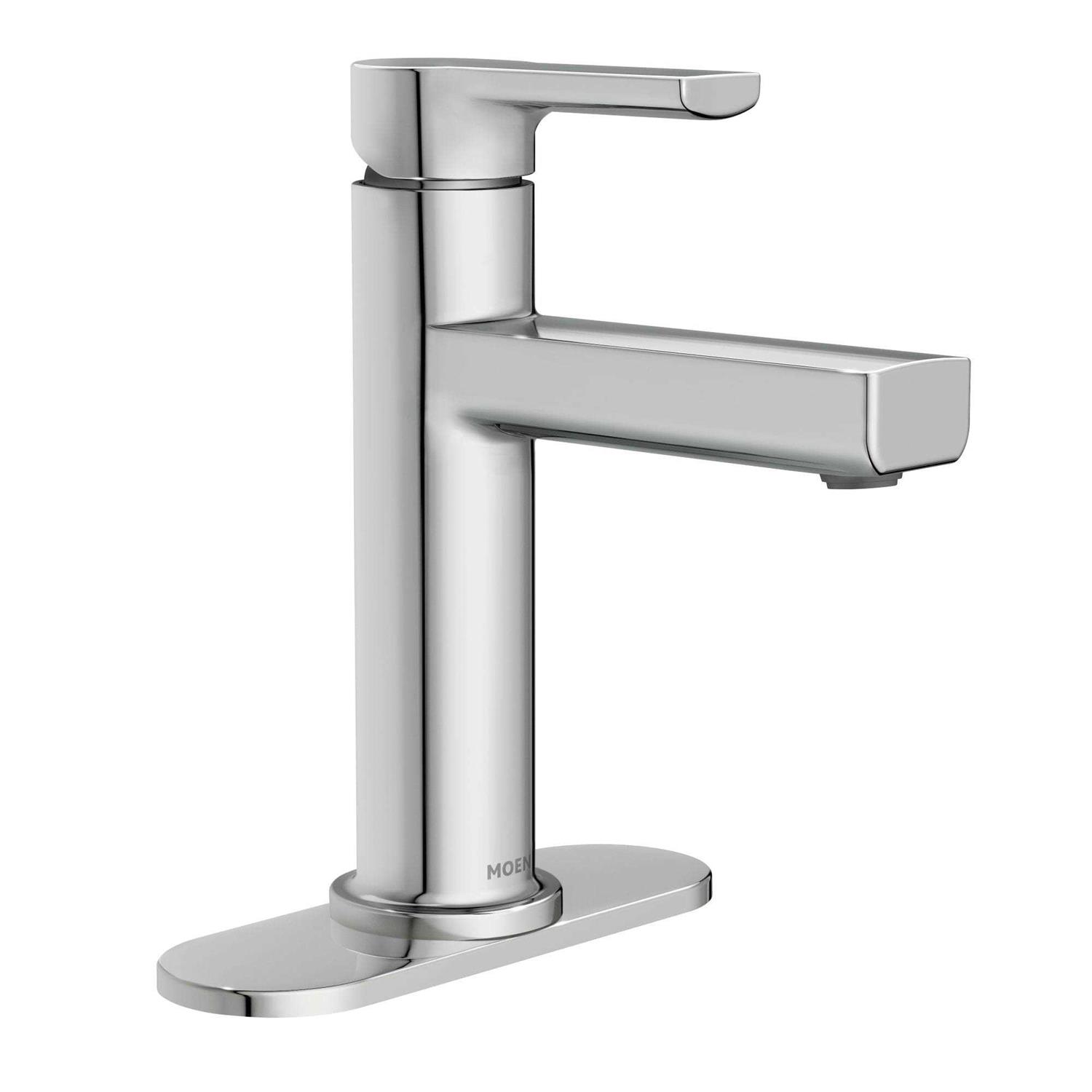 Moen Rinza 1-Handle Centerset Bathroom Faucet - Zenithce