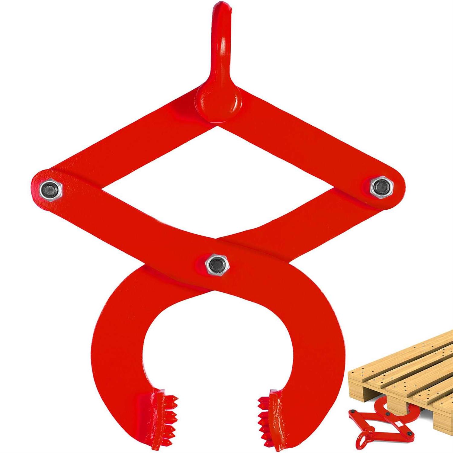 VEVOR Pallet Puller Capacity Steel Single Scissor Pallet Puller Clamp Jaw Opening Pallet Grabber - Zenithce