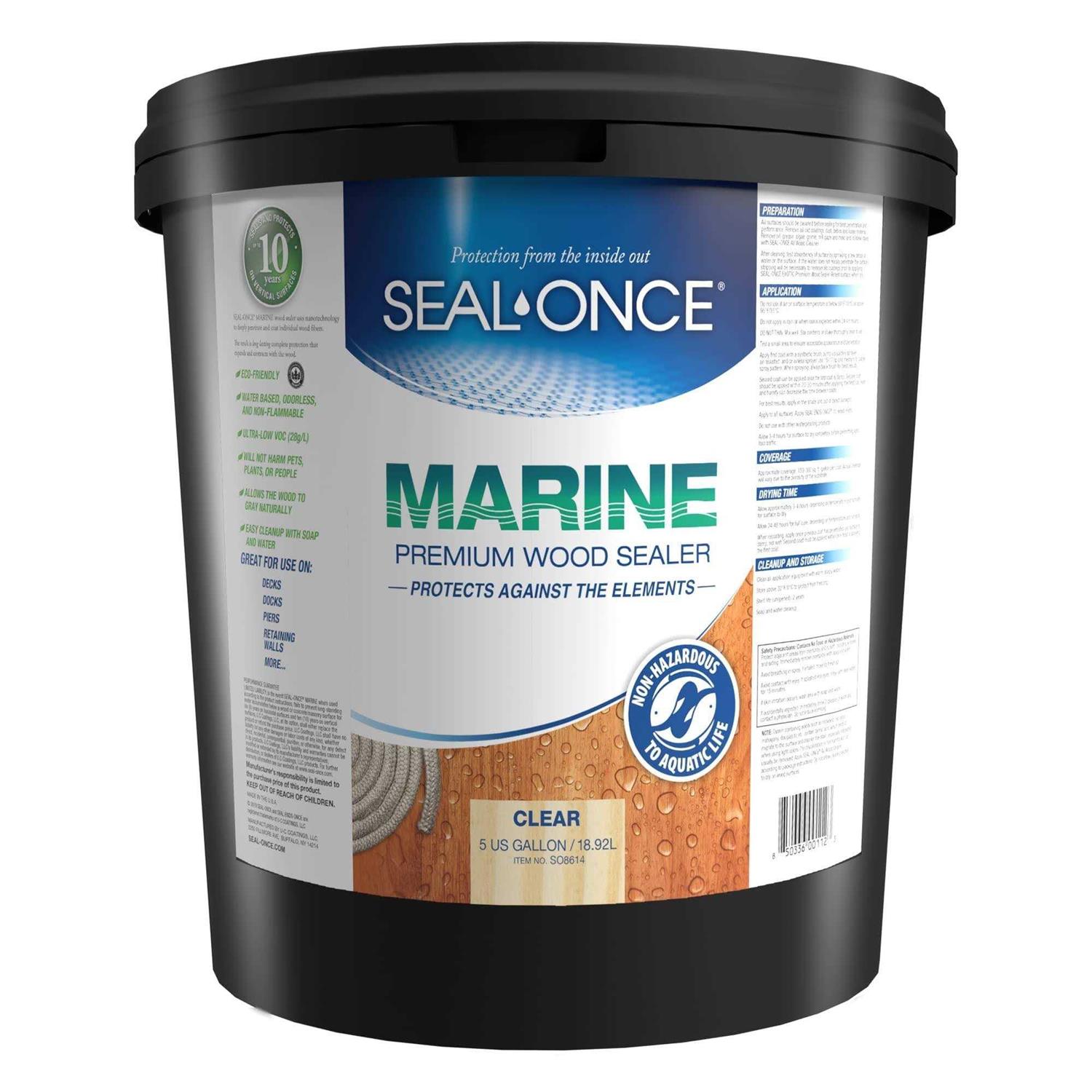 Seal Once Marine Premium Wood Sealer - Zenithce
