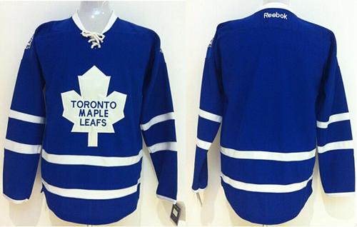 Maple Leafs Blank Stitched Blue Jersey - Zenithce