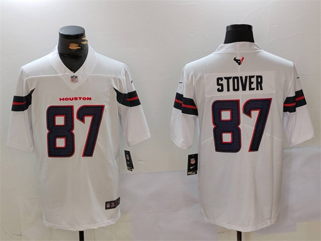 Houston Texans #87 Cade Stover White Vapor Untouchable Stitched Jersey - Zenithce