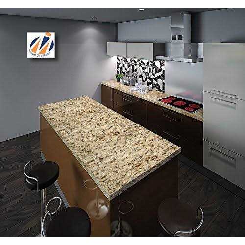 Instant Granite Premium Kitchen Countertop Vinyl Laminate Cover Easy Installation - Zenithce