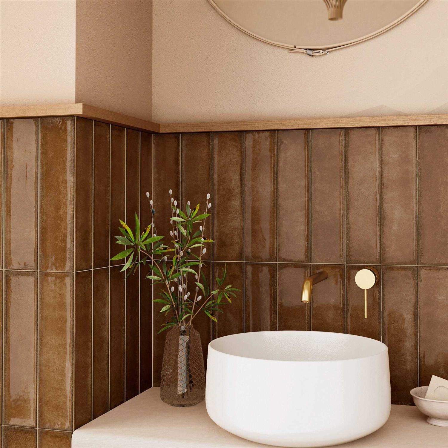 MOLOVO Iris 2.9 in. x 11.8 in. Polished Ceramic Subway Wall Tile - Zenithce