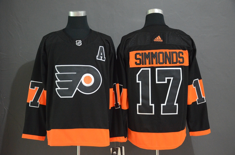 Philadelphia Flyers #17 Wayne Simmonds Black Stitched Jersey - Zenithce