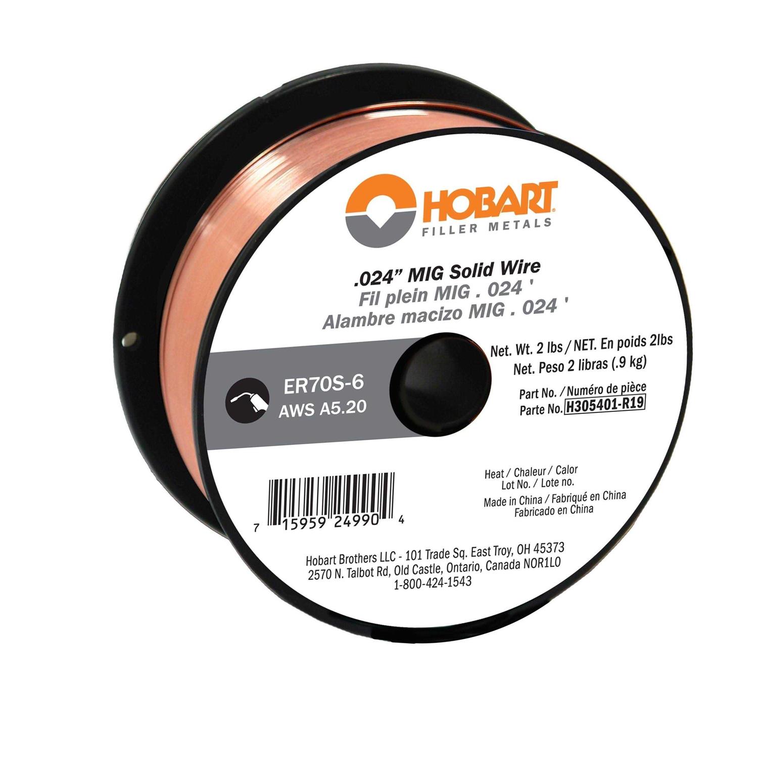 Hobart ER 70S-6 Carbon Steel Solid Welding Wire - Zenithce