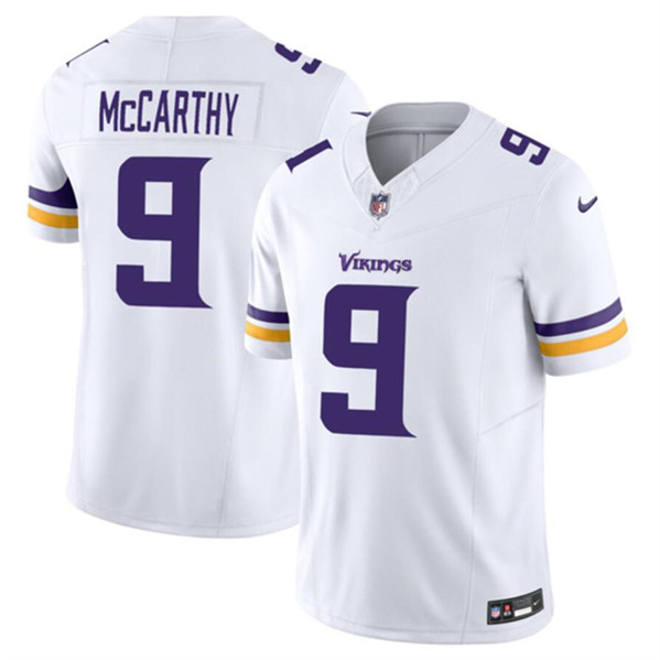 Minnesota Vikings #9 J.J. McCarthy White 2024 Draft F.U.S.E Vapor Untouchable Limited Stitched Jersey - Zenithce