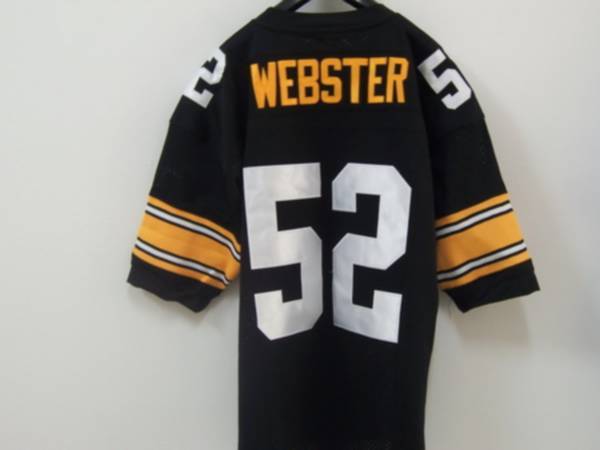 Mitchell Ness Steelers #52 Mike Webster Black Stitched Throwback Jersey - Zenithce