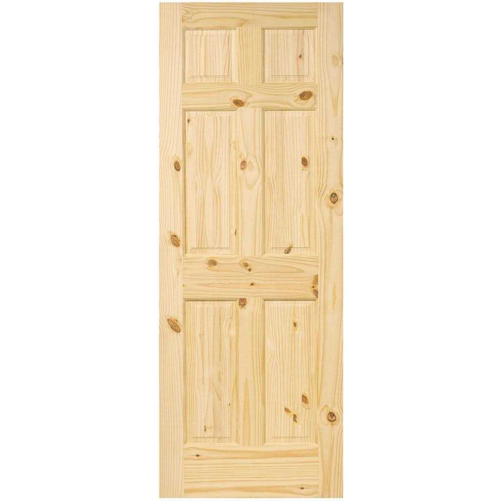 Kimberly Bay Paneled Solid Wood Unfinished Colonial Standard Door - Zenithce