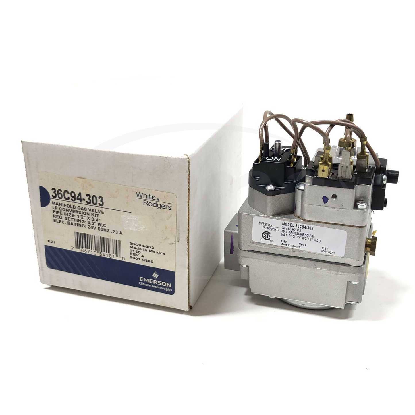 White-Rodgers 36C03-400 Gas Valve - Zenithce