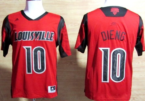 Louisville Cardinals #10 Gorgui Dieng 2013 March Madness Red Jersey - Zenithce