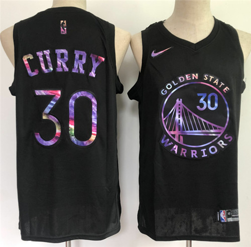 Golden State Warriors #30 Stephen Curry Black Stitched Jersey - Zenithce
