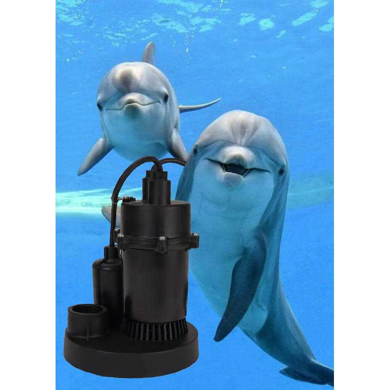 Drummond 1/3 HP Submersible Utility Pump 2000 GPH - Zenithce