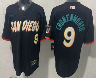 San Diego Padres #9 Jake Cronenworth Black 2026 City Connect Stadium Jersey - Zenithce