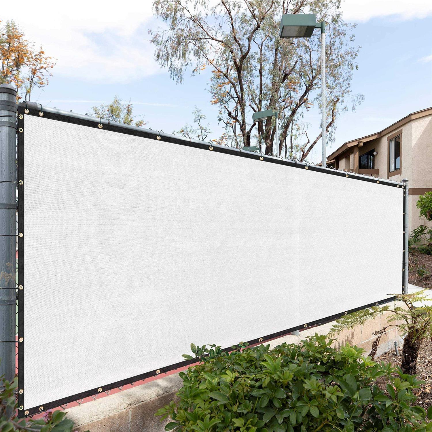 Royal Shade 6 X 50 Fence Privacy Screen Cover Windscreen With Heavy Duty Brass Grommets -Cable Zip Ties Include -Make Cust - Zenithce