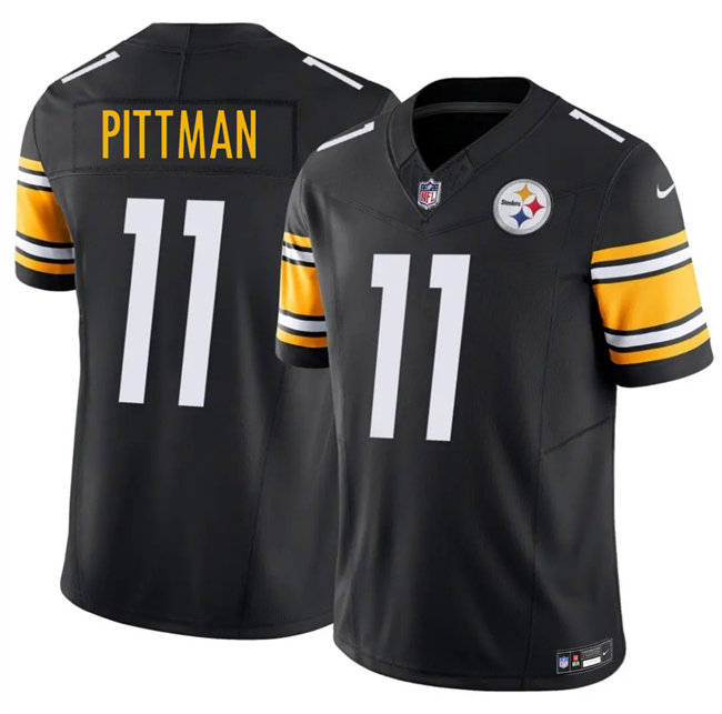 Pittsburgh Steelers #11 Michael Pittman Jr Black 2025 F.U.S.E. Vapor Limited Stitched Jersey - Zenithce
