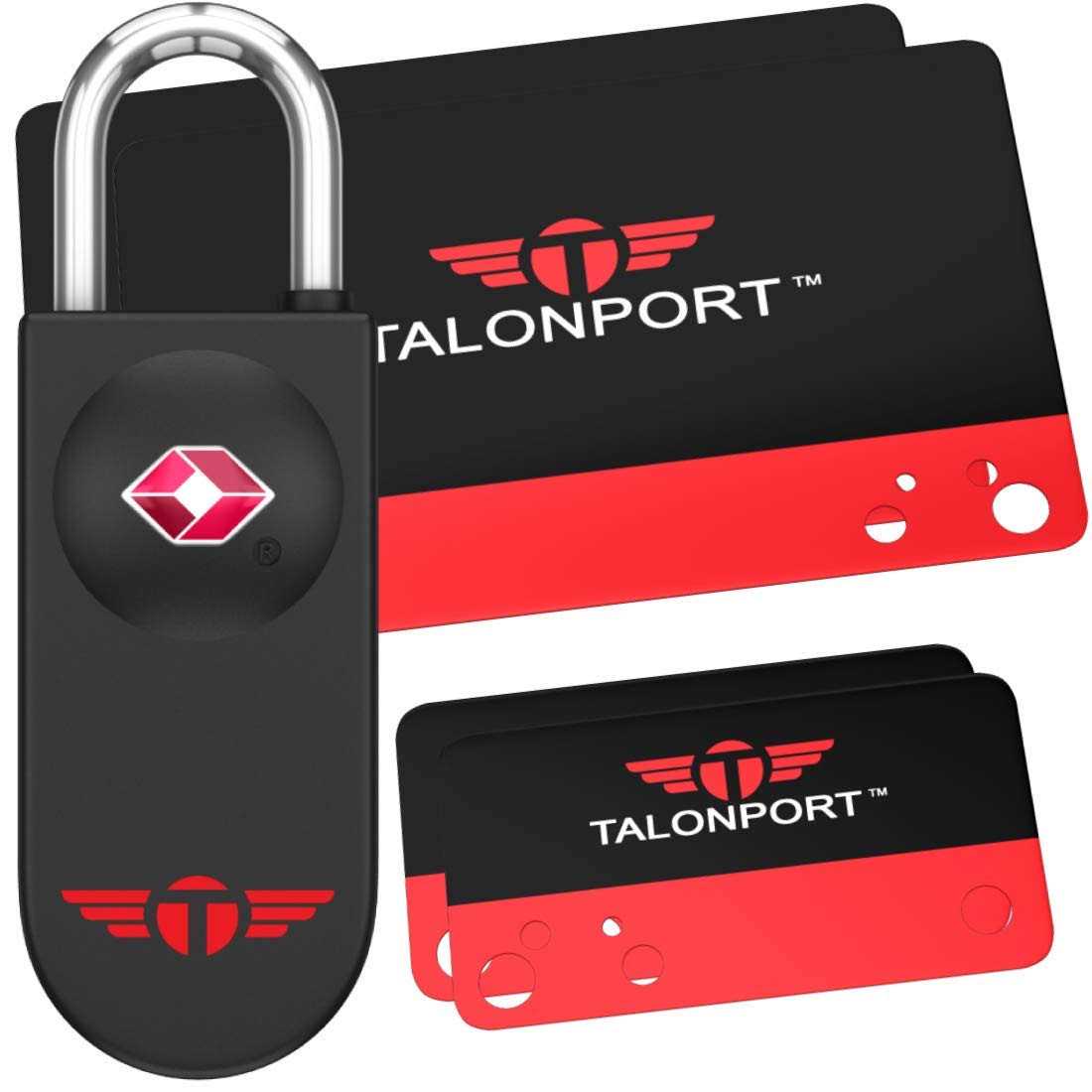 Keyless TSA Approved Luggage Locks with Lifetime Card Keys & No Combo to Forget - Zenithce