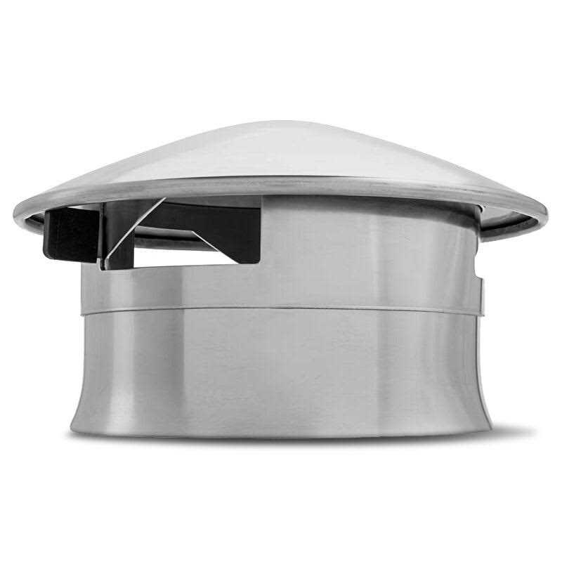 Smokeware Big Green Egg Stainless Steel Vented Chimney Cap - Zenithce
