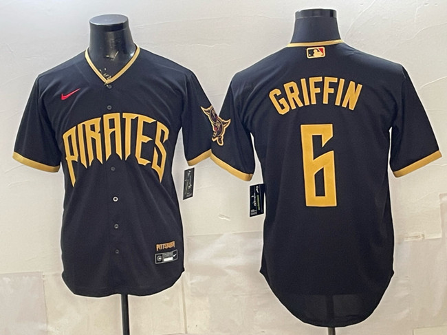 Pittsburgh Pirates #6 Konnor Griffin Black 2026 City Connect Stadium Stitched Jersey - Zenithce