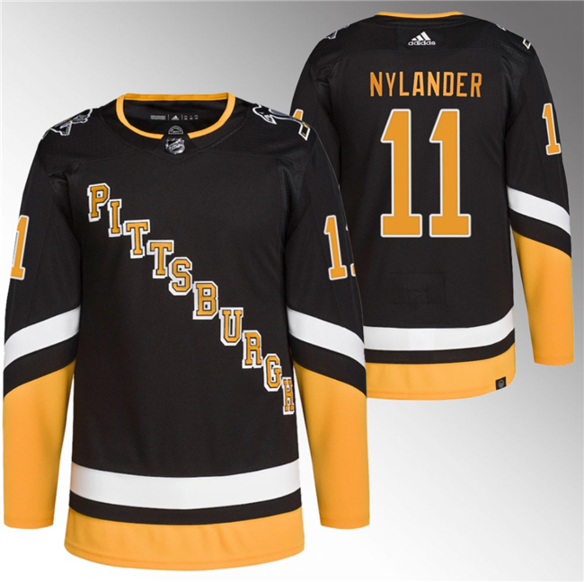 Pittsburgh Penguins #11 Alex Nylander Black Stitched Jersey - Zenithce
