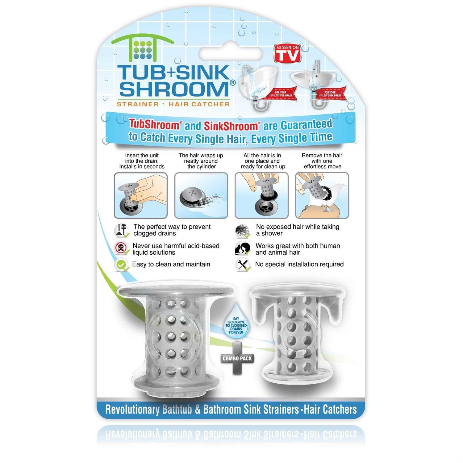 Tubshroom Protector Hair Catcher Tub Drain - Zenithce