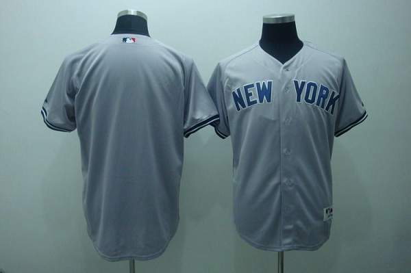 Yankees Blank Stitched Grey Jersey - Zenithce