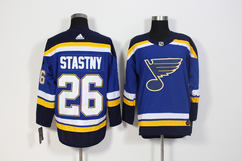 Adidas St. Louis Blues #26 Paul Stastny Blue Stitched Jersey - Zenithce