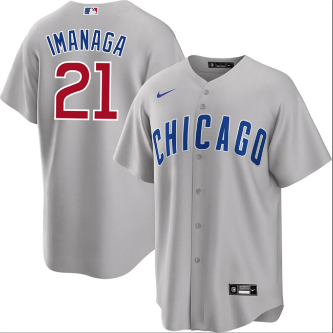 Chicago Cubs #21 Shōta Imanaga Gray Cool Base Stitched Jersey - Zenithce