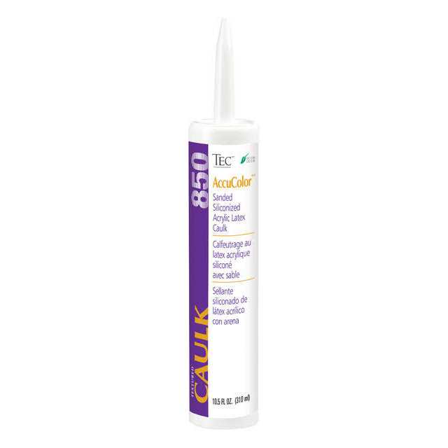Tec AccuColor Sanded Siliconized Acrylic Caulk - Zenithce