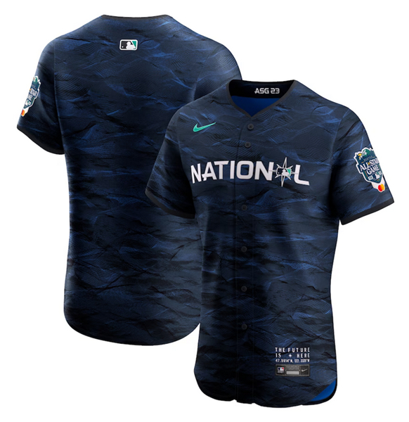 Blank Royal 2023 All-Star Flex Base Stittched Jersey - Zenithce