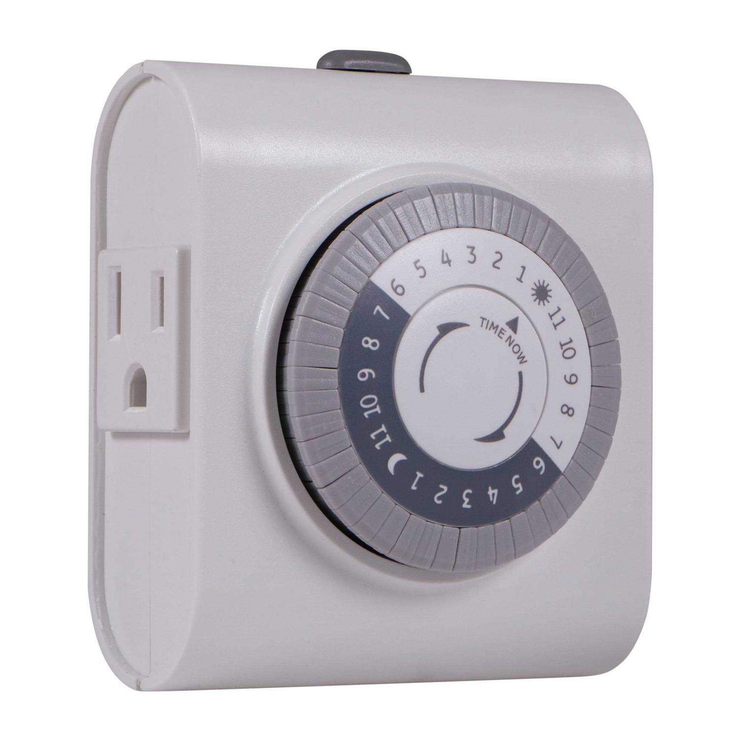 GE 24-Hour Heavy Duty Indoor Plug-in Mechanical Timer 2 - Zenithce