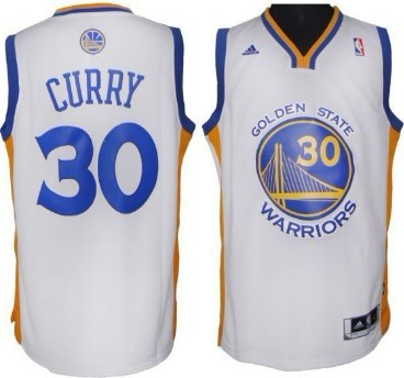 Golden State Warriors #30 Stephen Curry Revolution 30 Swingman White Jersey - Zenithce
